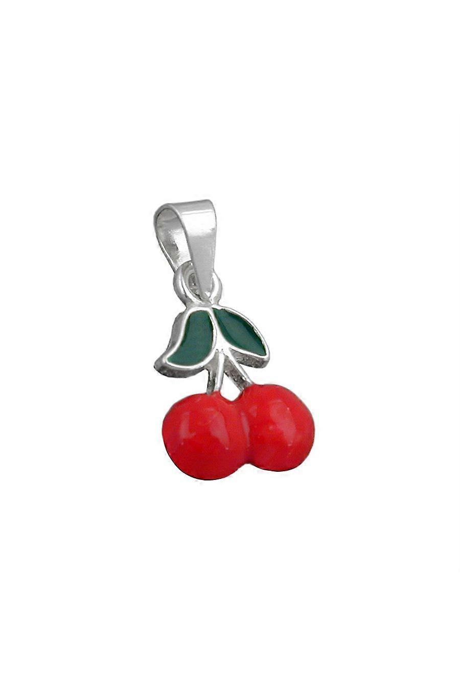 Pendant Red Cherry Silver 925 - Gl91449