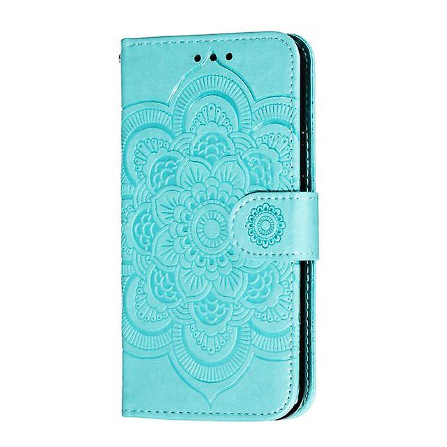 Huawei Mate 20 Lite Multifunctional Flower Case Cover - Green