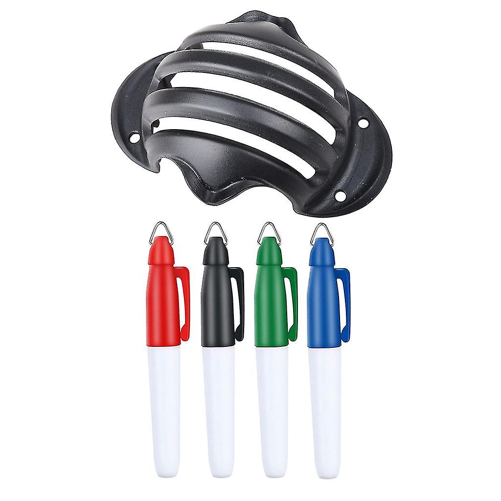 Golf Ball Triple Putter Golf Ball Line Marking Alignment Tools With 4pcs Marker