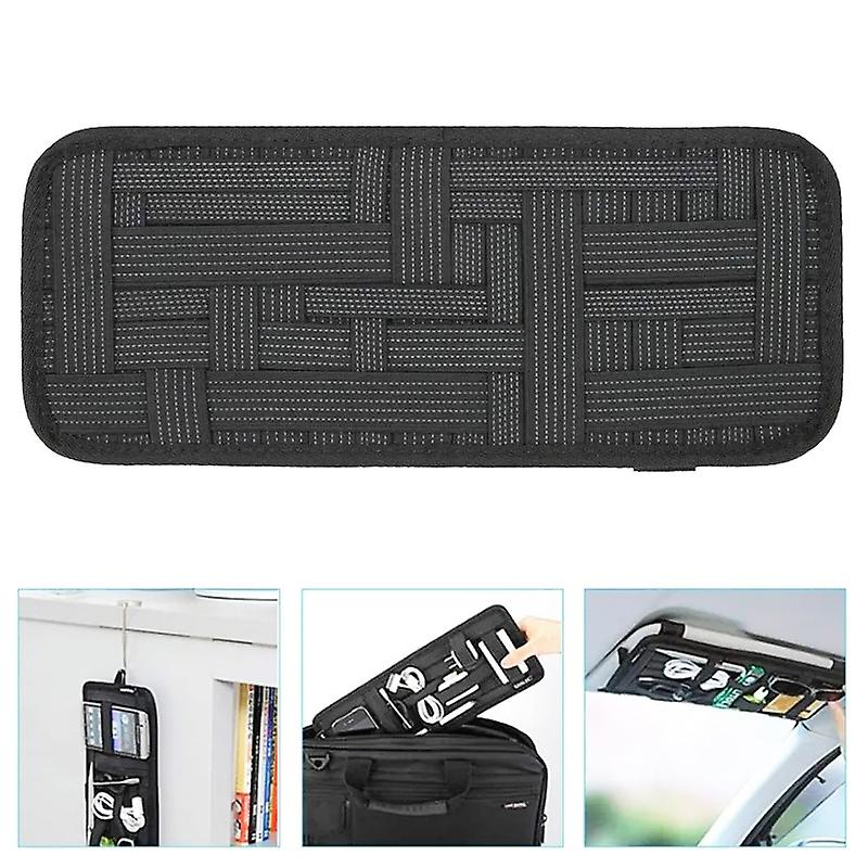 MuElastic Multi-functional Car Clip Sunvisor Car Storage Bag