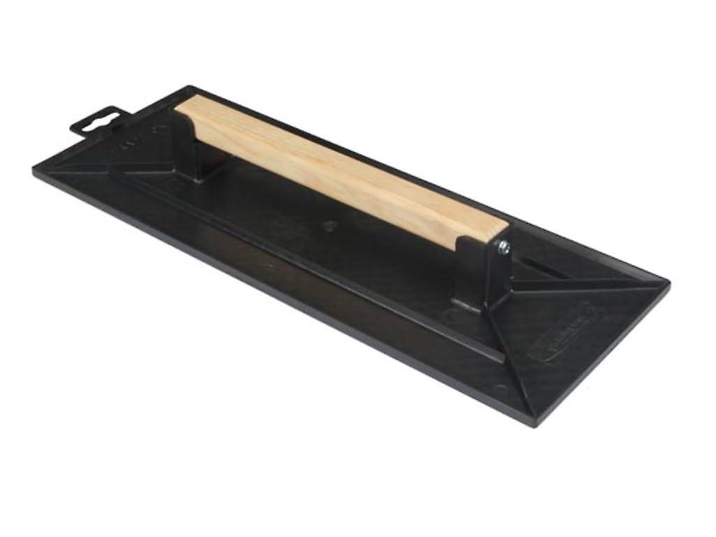 420 x 160mm Plastic Grating Board With Wooden Handle Handheld Grating Tool For Construction Work