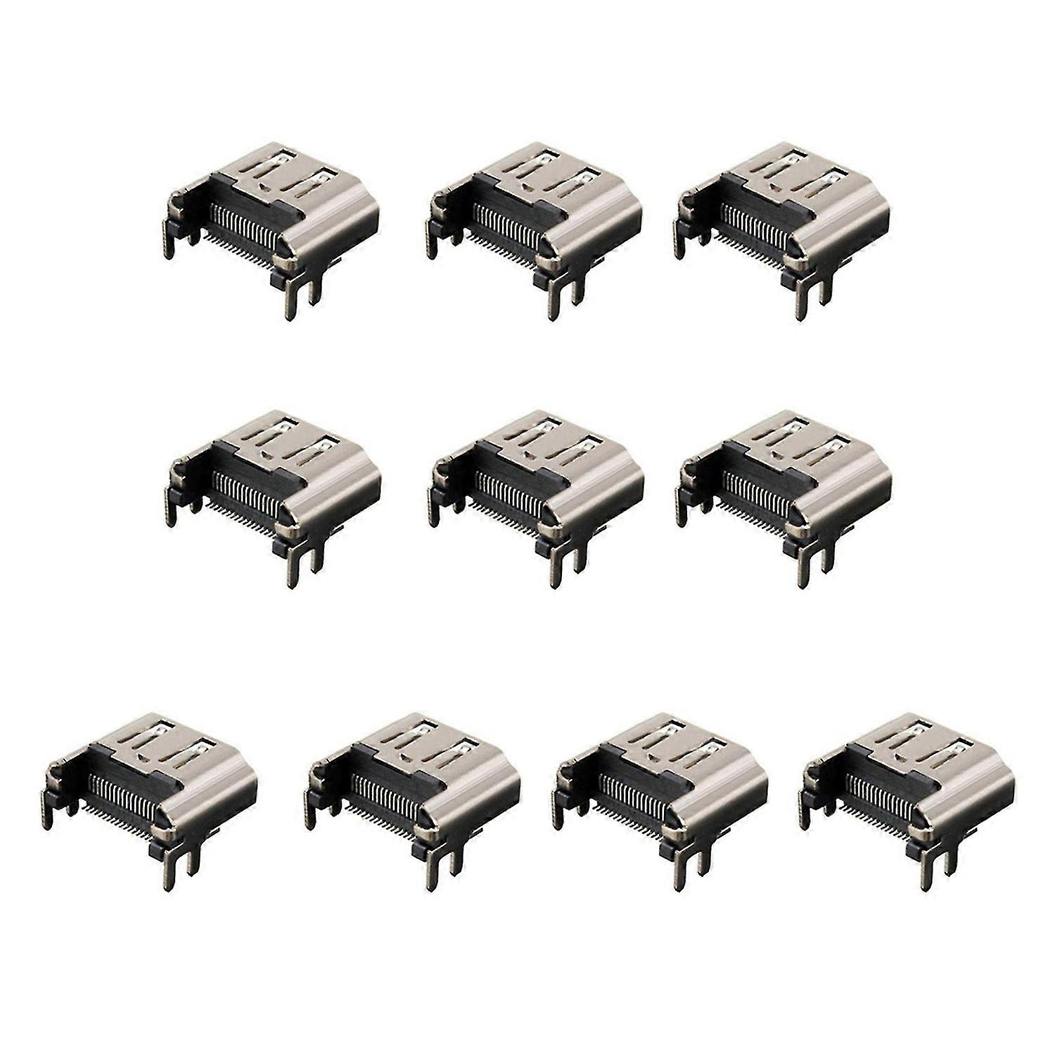 10Pcs HDMI-compatible Port Display Socket Jack Interface Connector for Sony 4