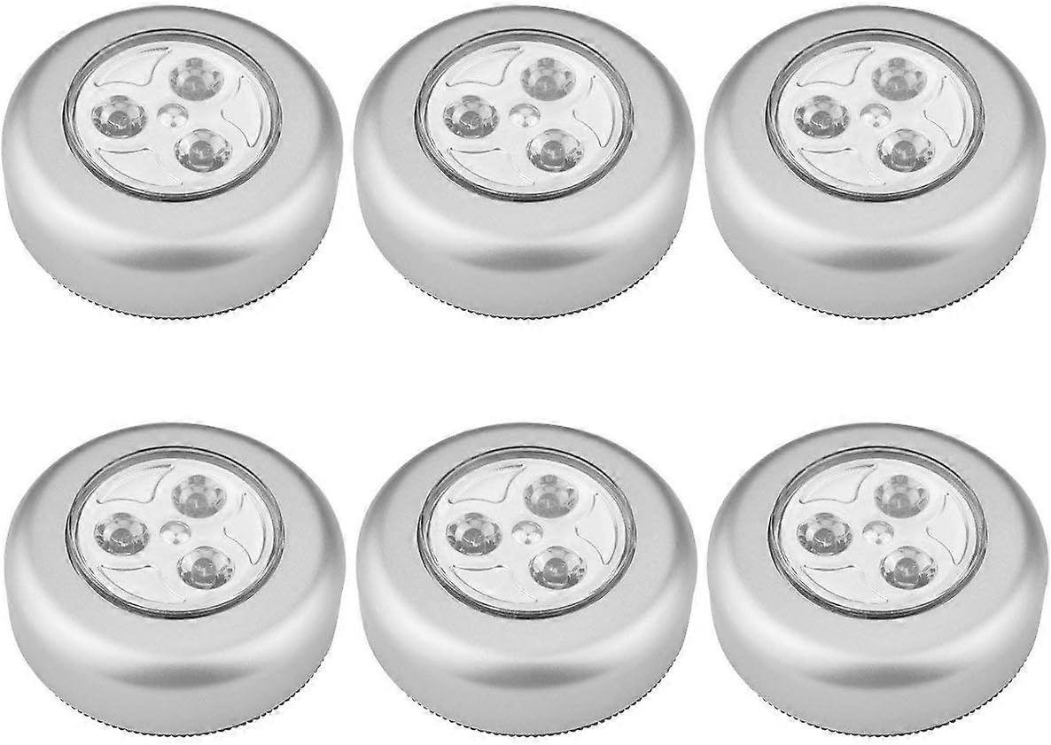 Self-Adhesive Battery Operated LED Lamps, LED Self-Adhesive Night Lighting Lamp Powered by 3 Batteries/Batteries for Wardrobe/Cupboard/Shelf/Entryway/