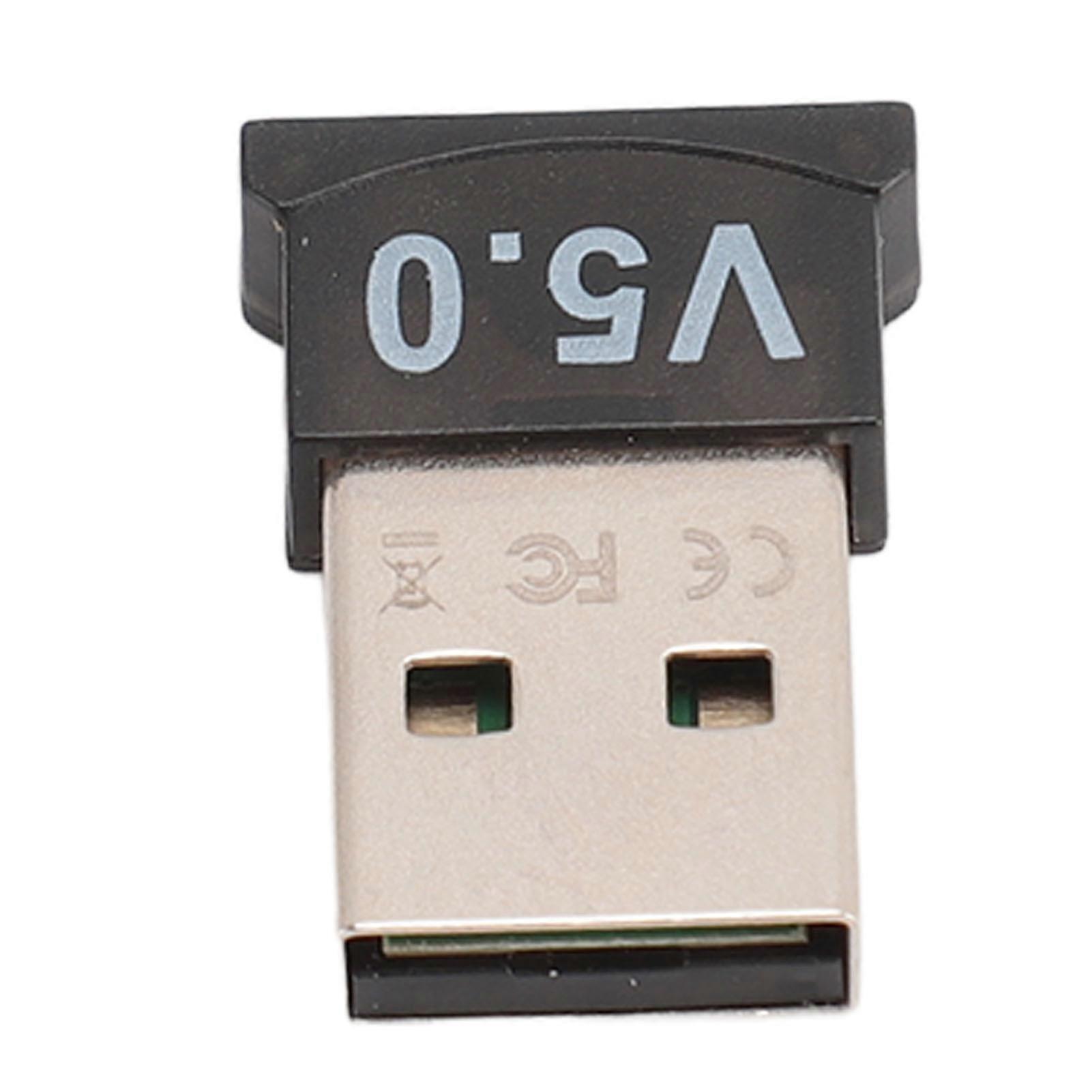 USB-Wireless-Bluetooth5.0-Adapter, Hochgeschwindigkeitsübertragung, Plug-and-Play, USB-Bluetooth-Adapter für Windows 7 8 10