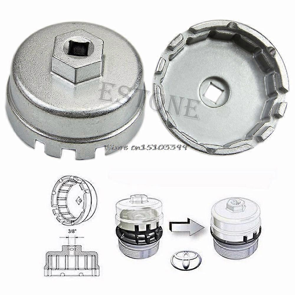 Oil Filter Aluminum Cup Wrench for Toyota Prius Corolla Rav4 Auris Drop Ship