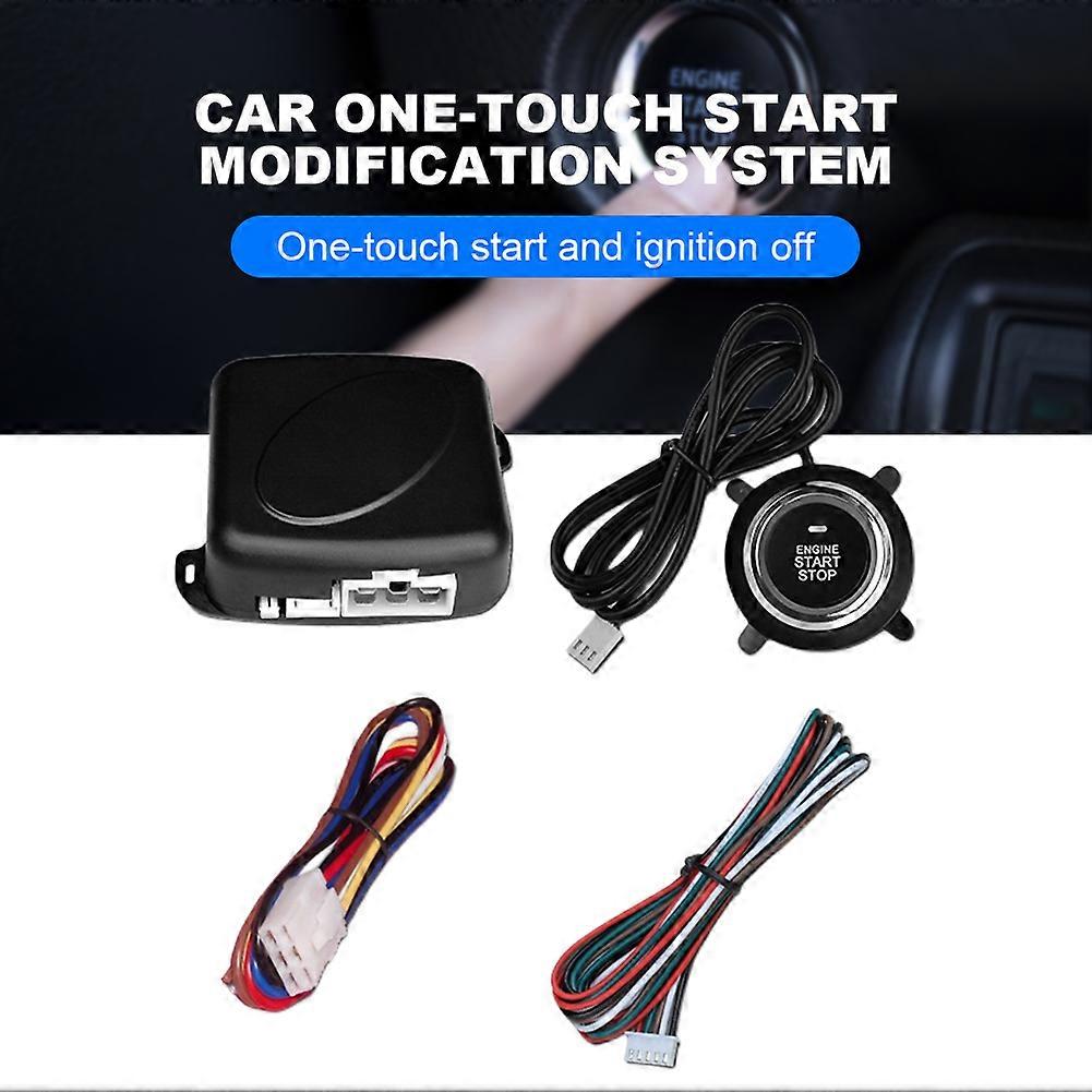 12V  Car Key Systems Key blade One Start System Automatic Ignition Engine Ignition System Remote Control One Button Start System  Accessories