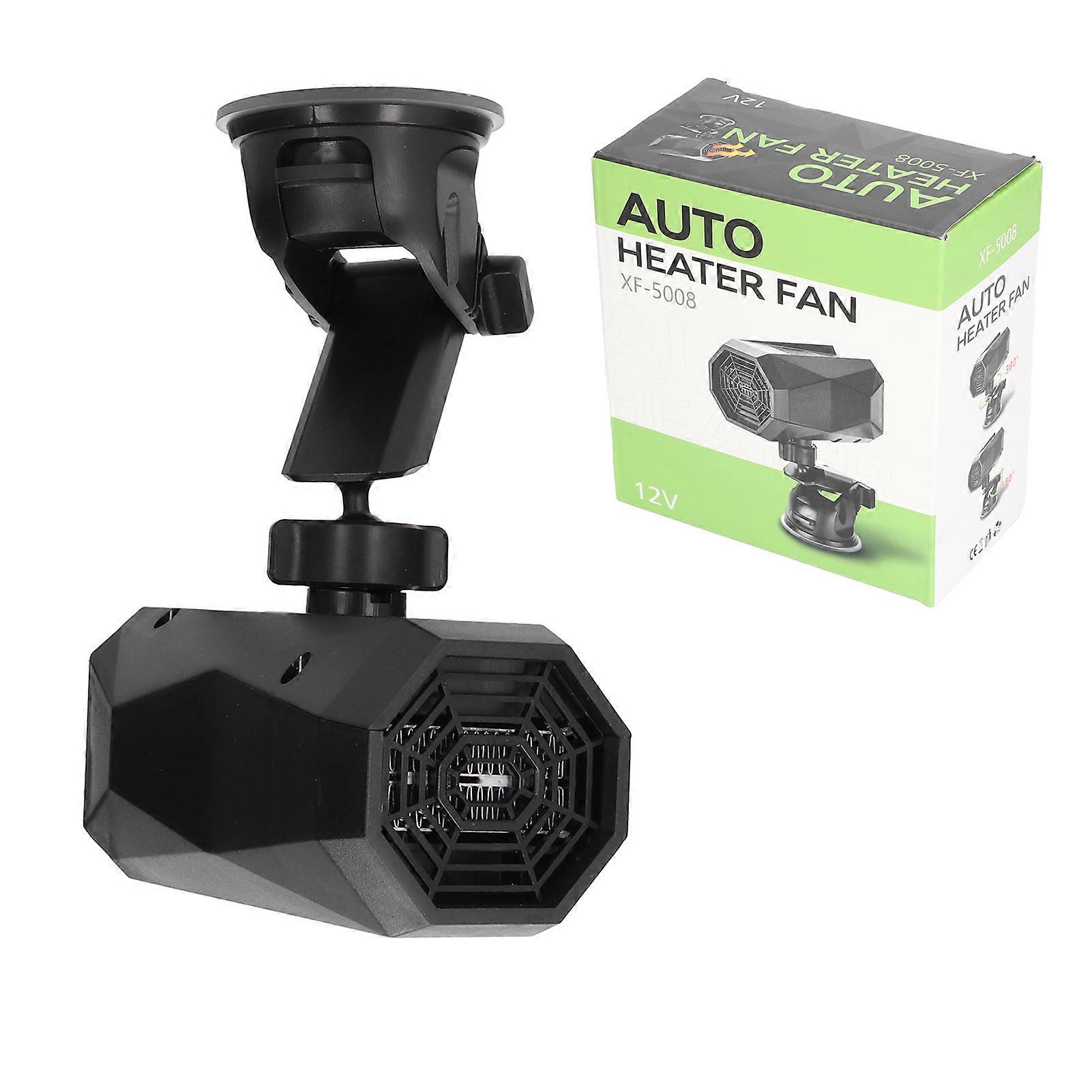 12V Car Heater Multifunction 360 Adjustable Fast Heating Universal Windshield Demister Defroster for Vehicles NO.48617