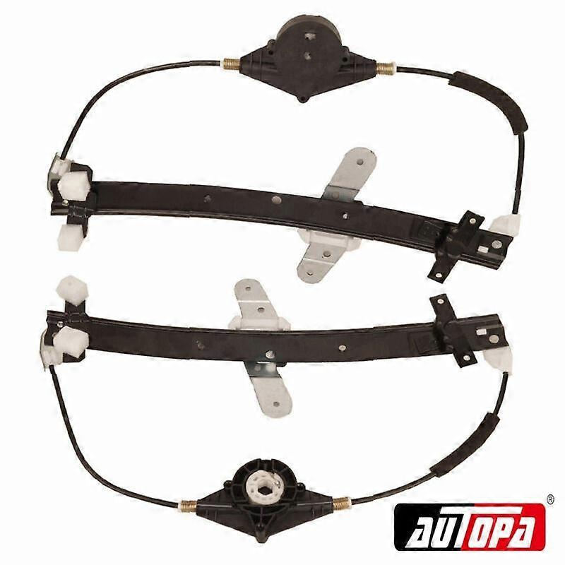 Premium Front Left & Right Power Window Regulator compatible with compatible withd~ 6W7Z~5423208~AA NO.1850