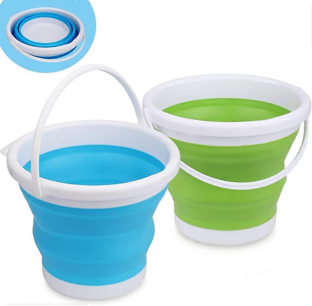 Foldable Beach Bucket Set Beach Portable Multifunctional Bucket Kit Bucket Simple Inventory Tool, Small