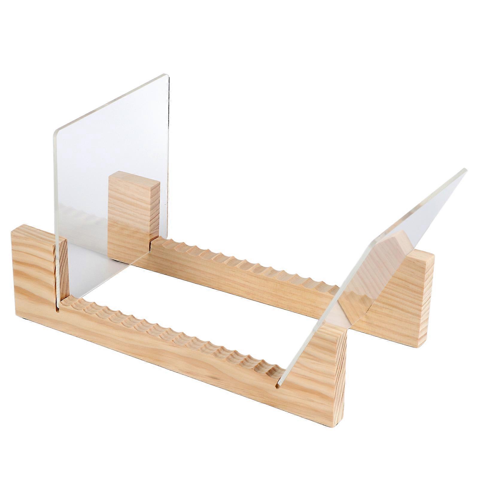 ビニールレコード収納ホルダースタンドラック木製CDディスプレイスタンド積み重ね可能なモダンなCDホルダー7-12インチのビニールレコードを表示するための保管棚