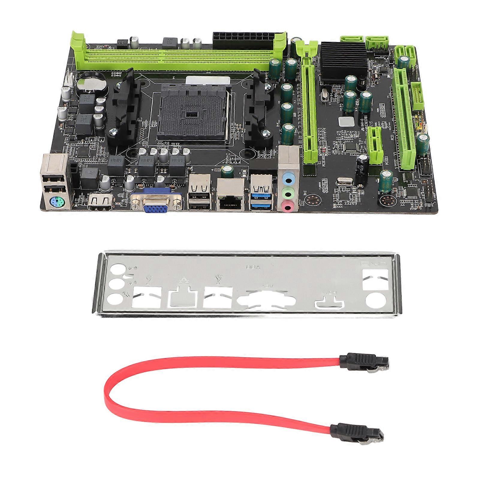 Moderkort M ATX Stationär Dator Moderkort DDR3 PCIE 3.0 Stöder 904 stift FM2 APU 7650K 860K Quad Core CPU