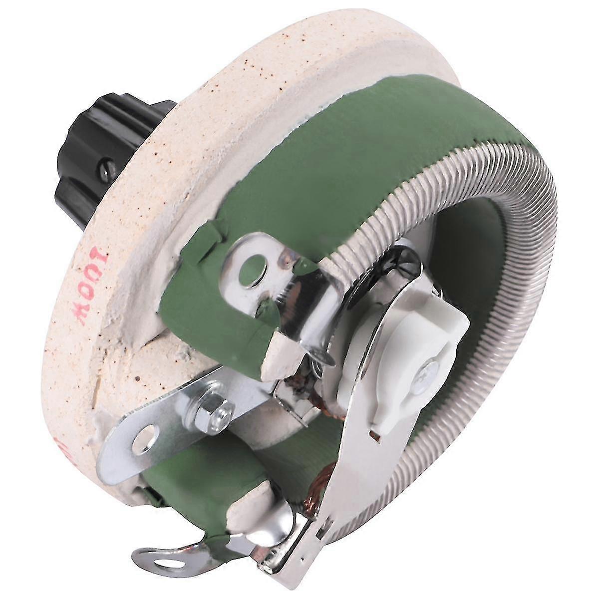 100W 100 Ω セラミック巻線ポテンショメータロータリ抵抗レオスタット
