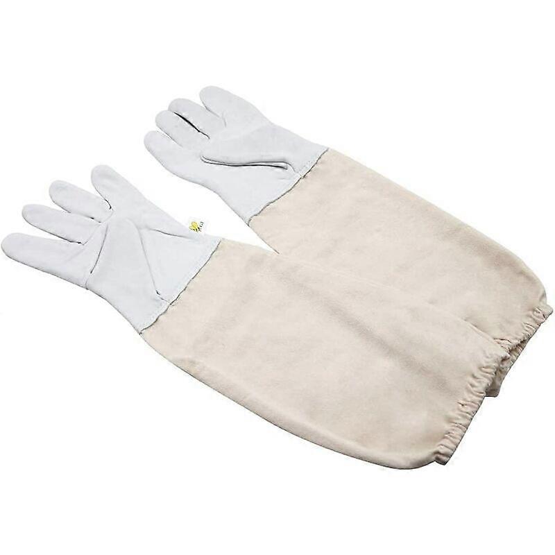 Gants Apiculteur en Peau de chvre avec Manches paisses en Coton ar XX-Large, gant apiculteur fin apiculture material