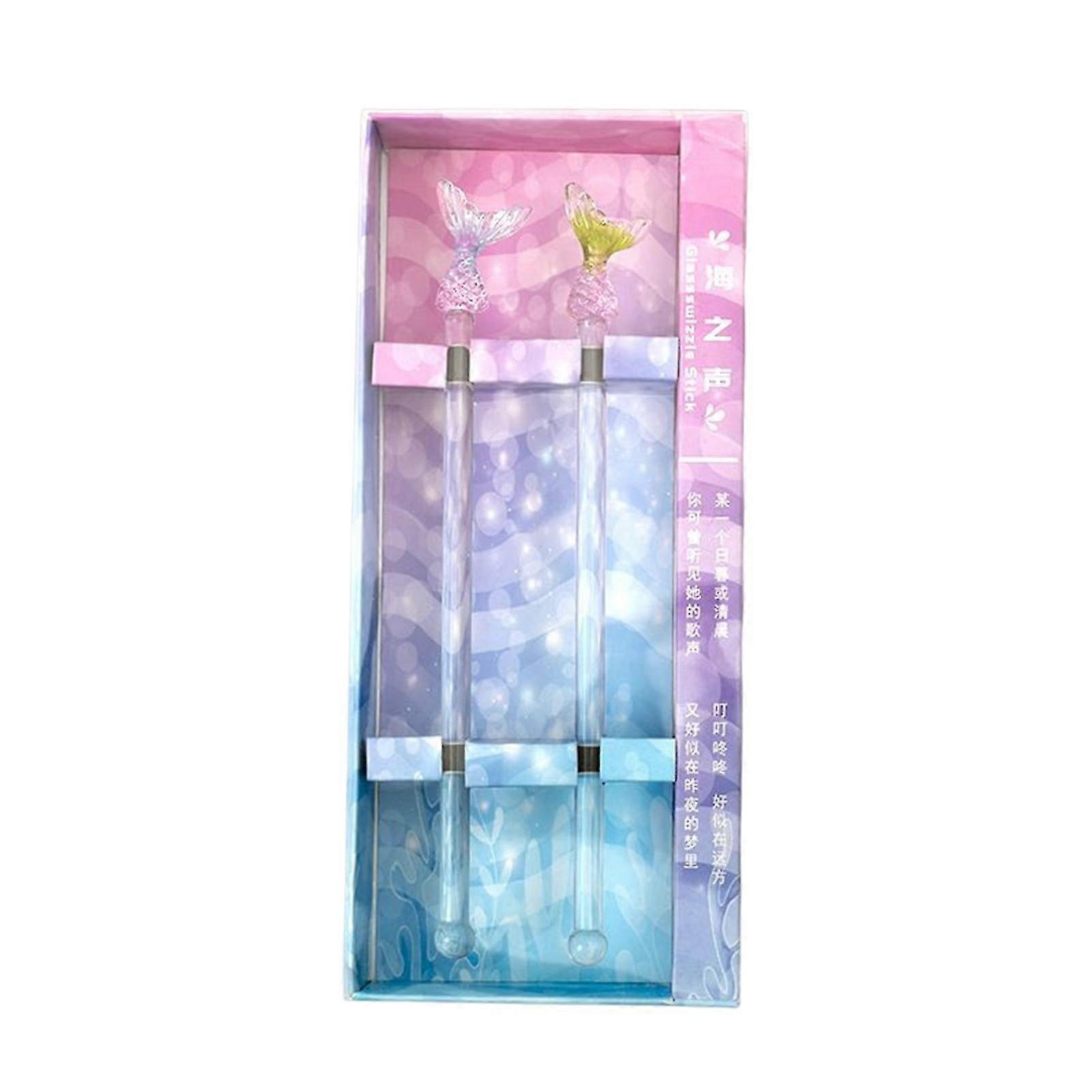 2pcs Stirring Stick With Long Handle High And Low Temperature Resistance Stirring Stick For Dessert Cake Cocktail Milkshake