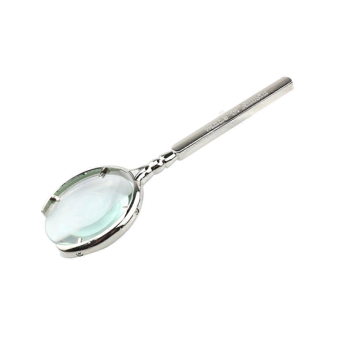 10X Vintage Reading Magnifier Hand- Magnifying Glass with Optical Glass Magnifying Glass Lens Magni