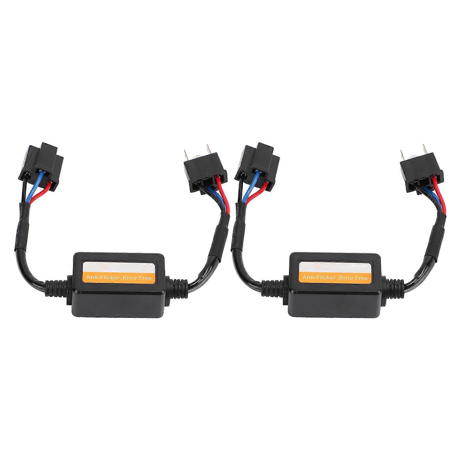 2PCS LED Decoder Convenient Practical Easy Installation Small Volume Light Weight LED Light Resistor YEMAA