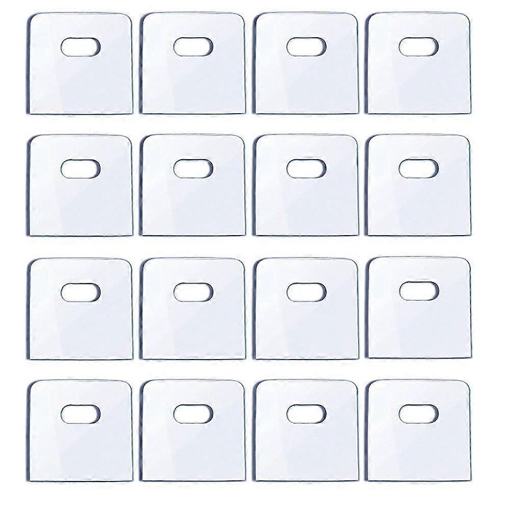 16 Set/ 32 Pieces Clear Vertical Blind Repair Tabs, Vertical Blind Repair Vane Savers, Vertical Bli