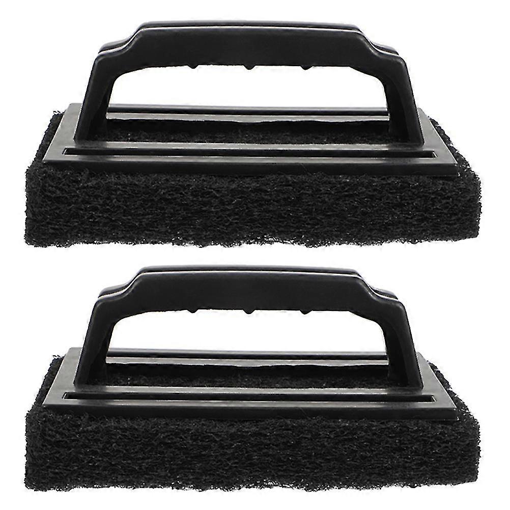 2pcs Kitchen Countertop Clean Brushes Multi-function Grill Rack Cleaning Brushes