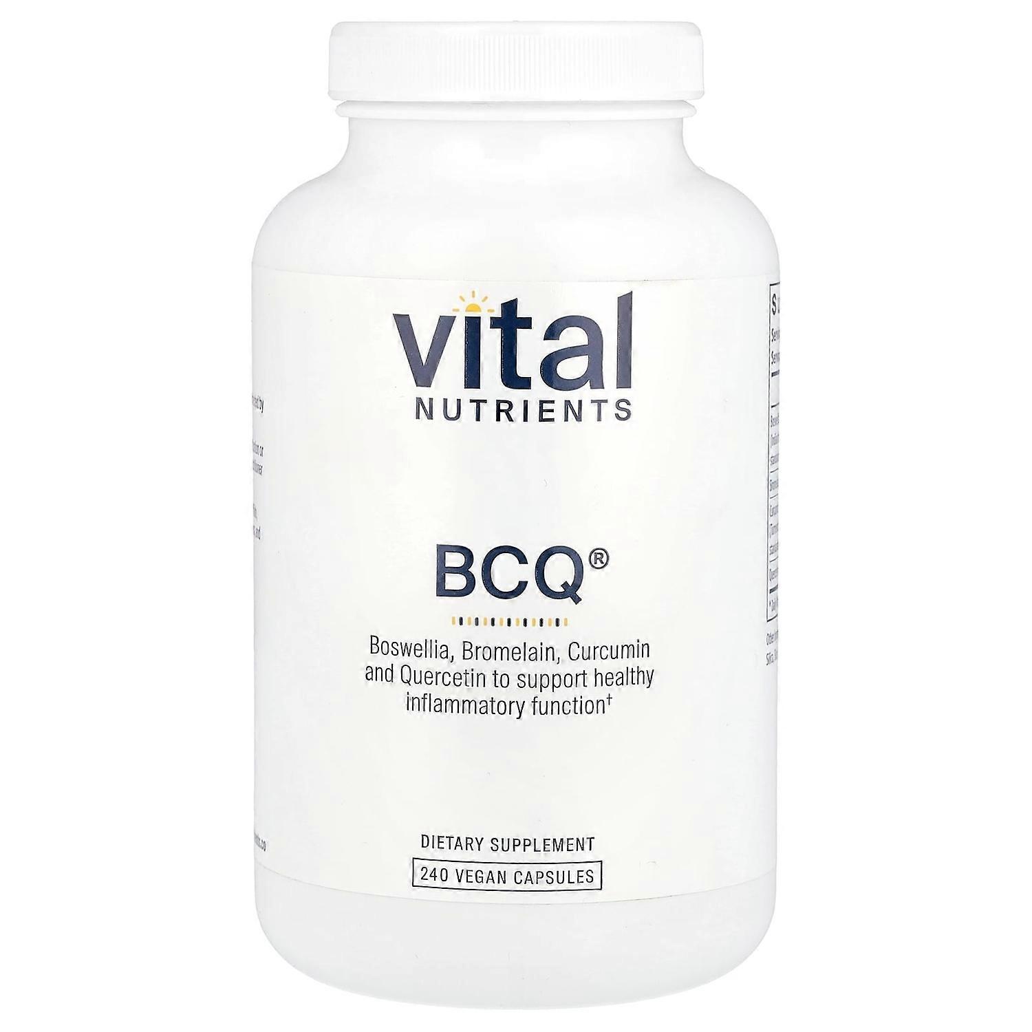 Vital Nutrients, BCQ®, 240 Vegan Capsules