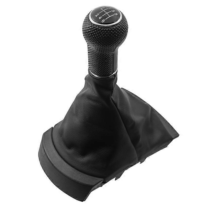 5/6 Speed Car Gear Shift Knob Lever Stick Gaiter Boot Cover Collar For SEAT Ibiza 2002 2003 2004 2005 2006 2007 2008 Dust Cover-5 Speed