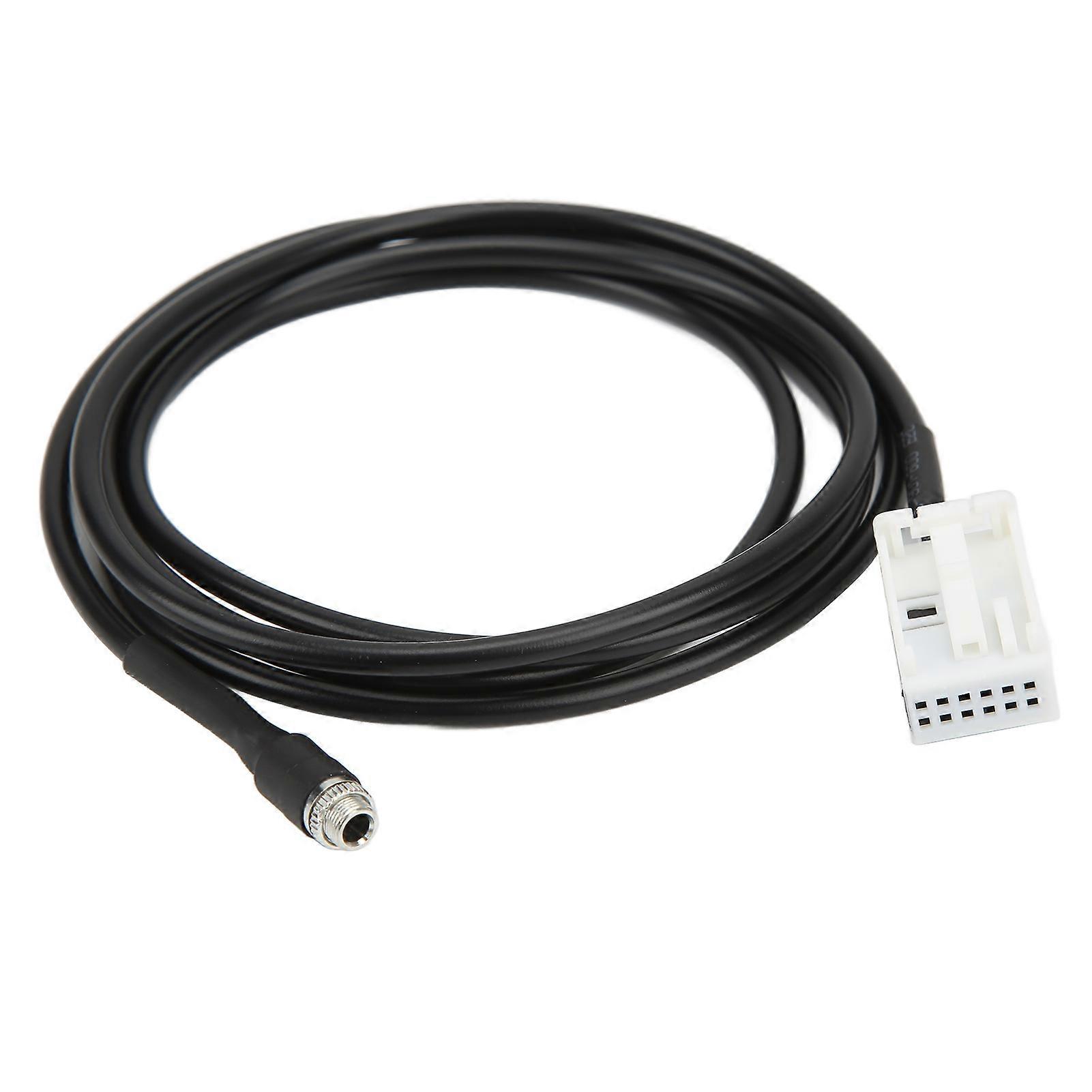 AUX Input Audios Wiring Adapter ABS Replacement for Citroen Berlingo 2005 Support MP3 Audios Format