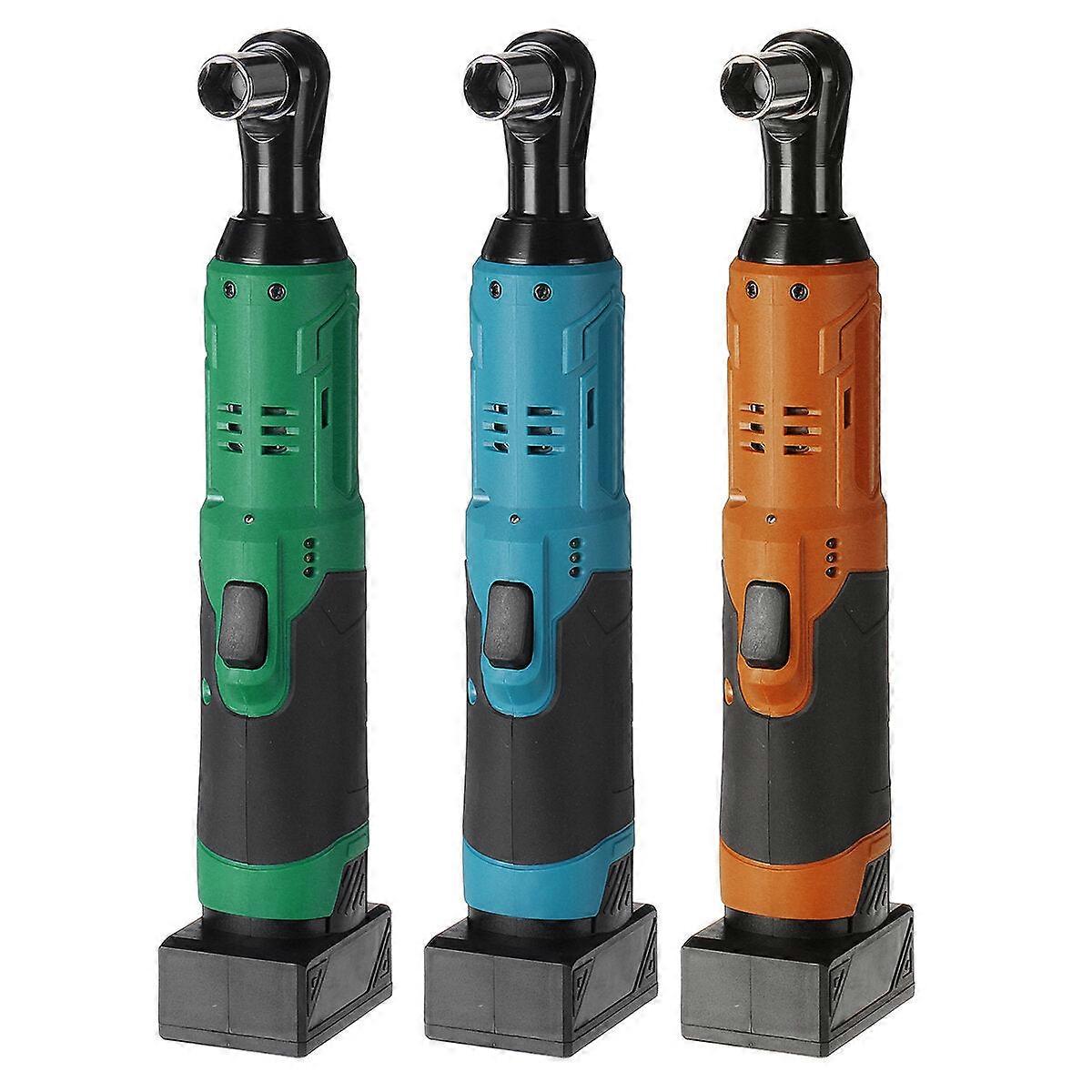 12V 65n.m 3/8" Cordless Electric Ratchet Wrench Tool Led Electric Wrench W/ 2pcs Battery
