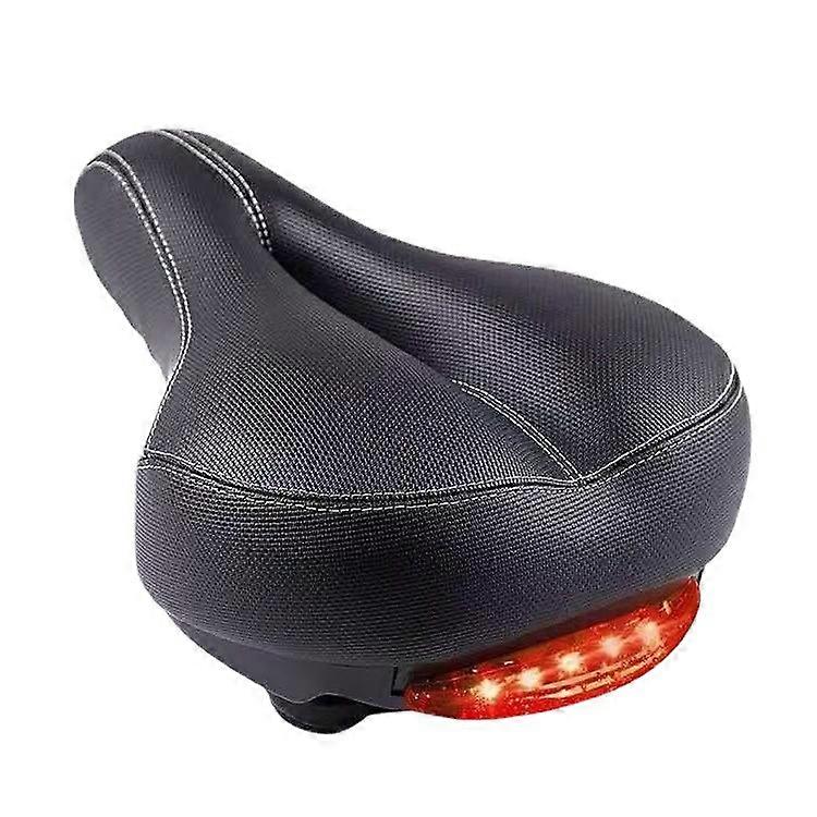 Κάθισμα ποδηλάτου Comfort για γυναίκες ή άνδρες, αντικατάσταση σέλας ποδηλάτου μαλακός αφρός μνήμης υψηλής πυκνότητας με διπλή ανάρτηση μπάλες από καουτσούκ απορρόφησης κραδασμών 