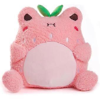 Plysmål - Strawberry Wawa Super Soft Cute Kawaii Froggie klædt ud som frugt samleobjekt tøjdyr plys legetøj, 9 inches