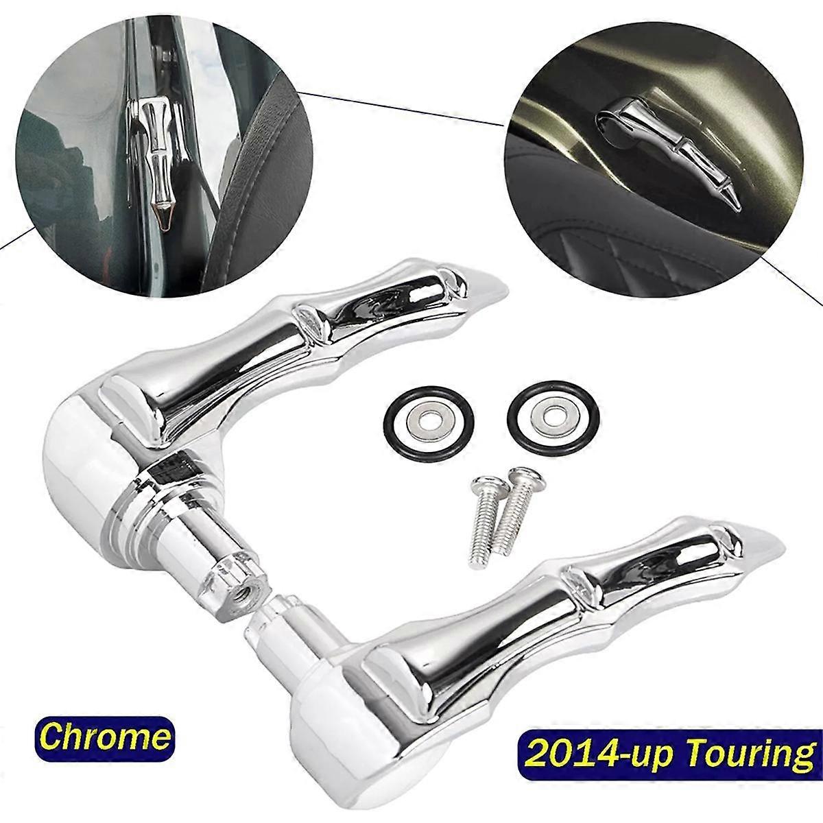 2X Saddlebag Latch Lever Lid Lifter for Touring Road Street Glide
