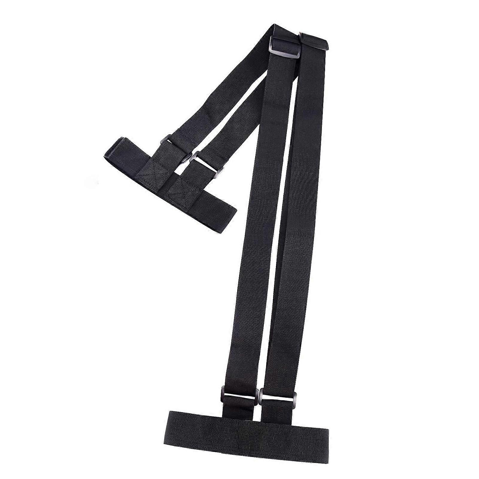 Ski Board Strap Pole Carrier Length Adjustable Wear Resistant Good Load Bearing Snow Board Fixed Strap Accessory