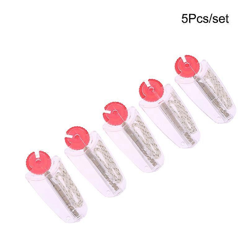 Flint Stone Cotton Wick Flint Cotton Thread Starter Replacement Dispenser for Smoking Oil Kerosene Lighter Cigarette Accessorie