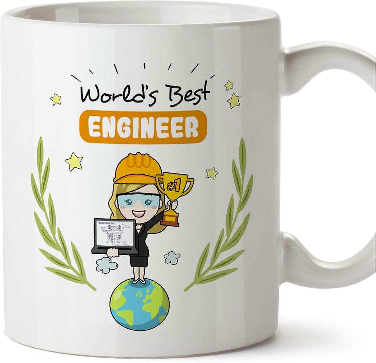 Engineer Mug World's Best Engineer Funny Engineering Gift/Present Tea/Coffee Ceramic Cup 11oz Design 78