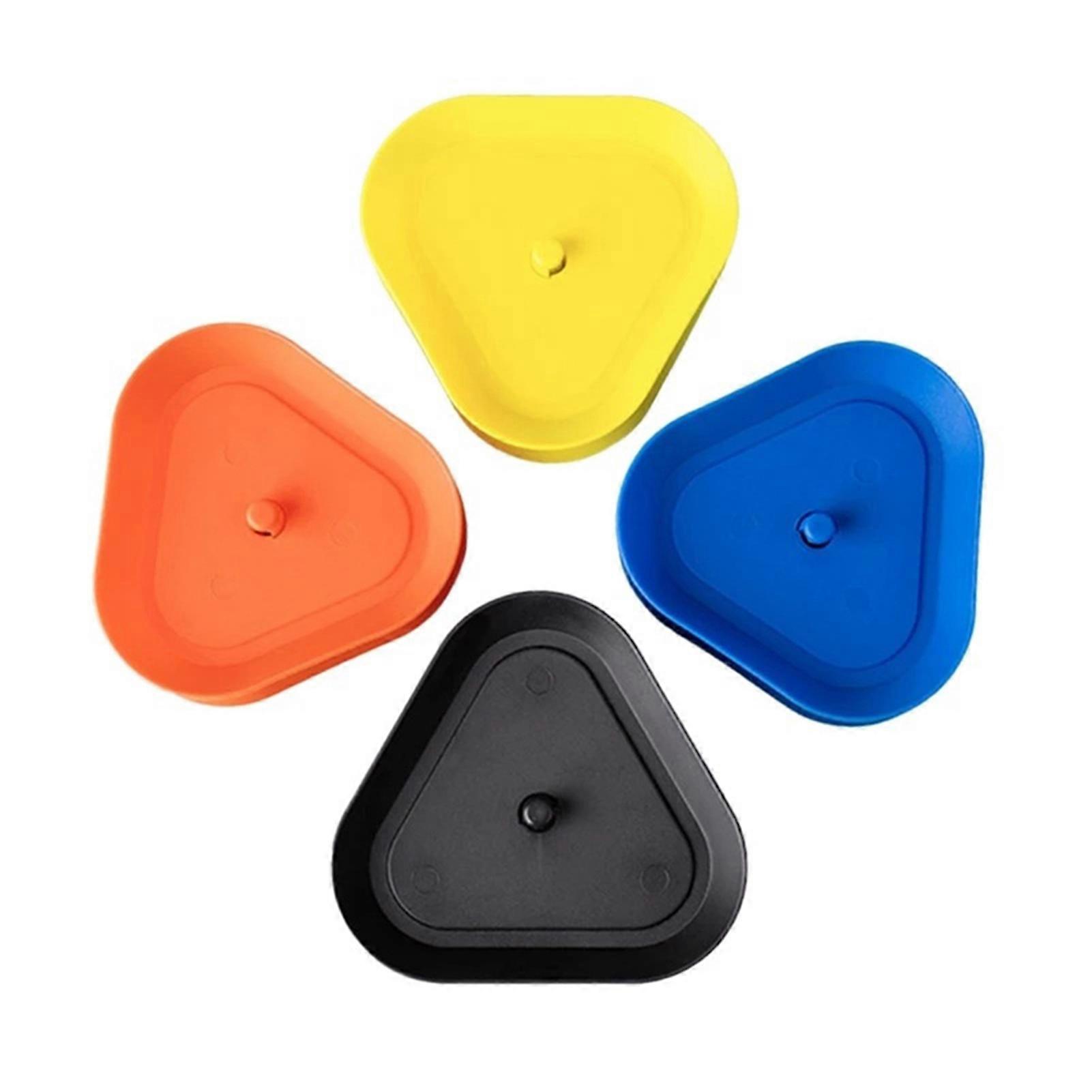 Pack of 4 Hands-Free Playing Card Holder Triangular Poker Seat Board Game Supply