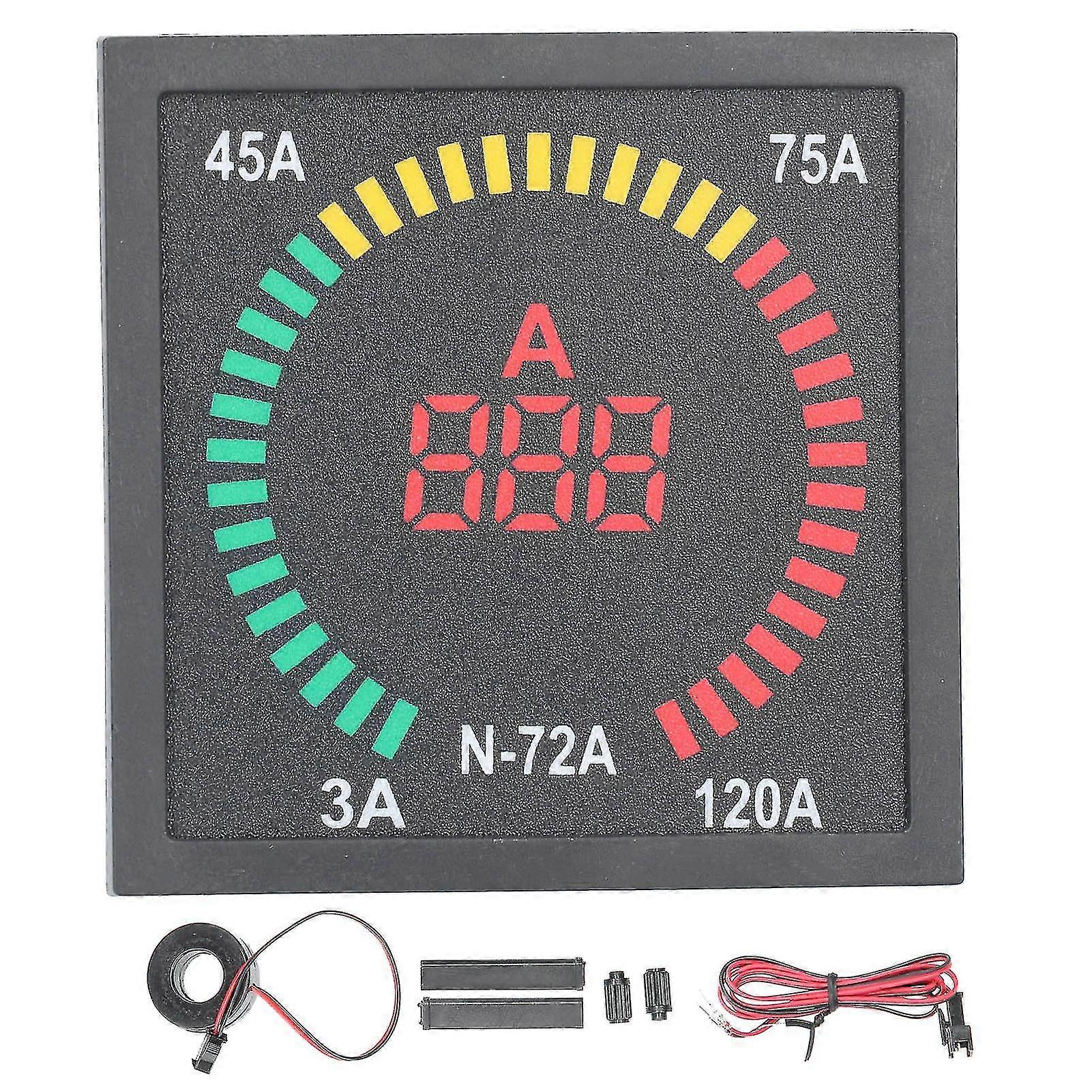 N72a Ac Current Signal Indicator Light Led Digital Current Tester Meter 3120a Ac220v