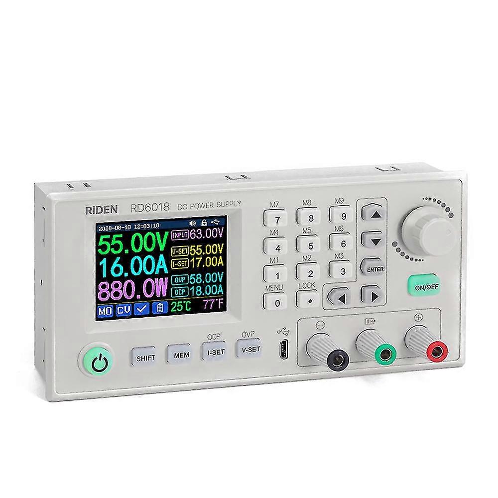 Rd6018 18a Constant-voltage And Constant-current Direct-current Power-supply Module Keypad Pc Software Control Voltmeter