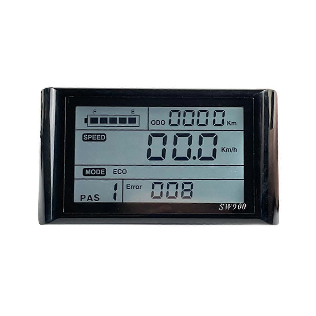 Ebike SW900 LCD Display Control Electric Bicycle Speed Meter Waterproof Plug Record Instrument Cont