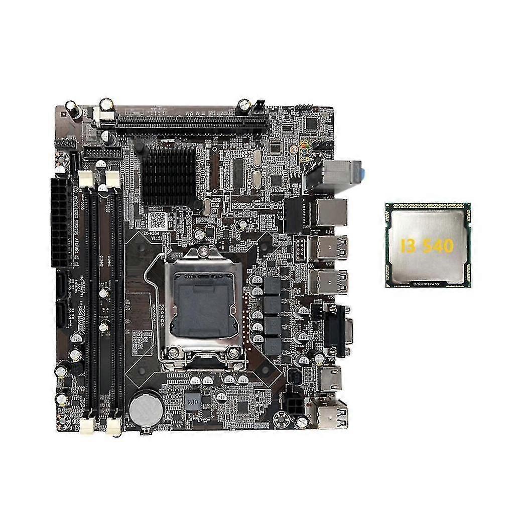 H55 Anakart LGA1156 I3 530 I5 760 Serisi Cpu DDR3 Bellek Masaüstü Bilgisayar Anakartı Destekler