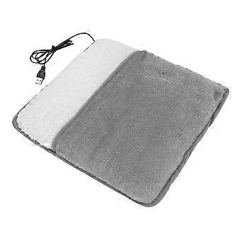 Sajy Foot Warmer Electric Heating Pad Soft Fleece Pad Cushion Feet Warm Floor Mat