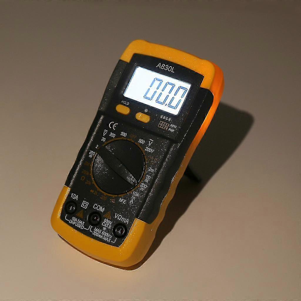 A830l Digital Multimeter Lcd Ac/dc Ammeter Voltmeter Tester Meter With Backlight