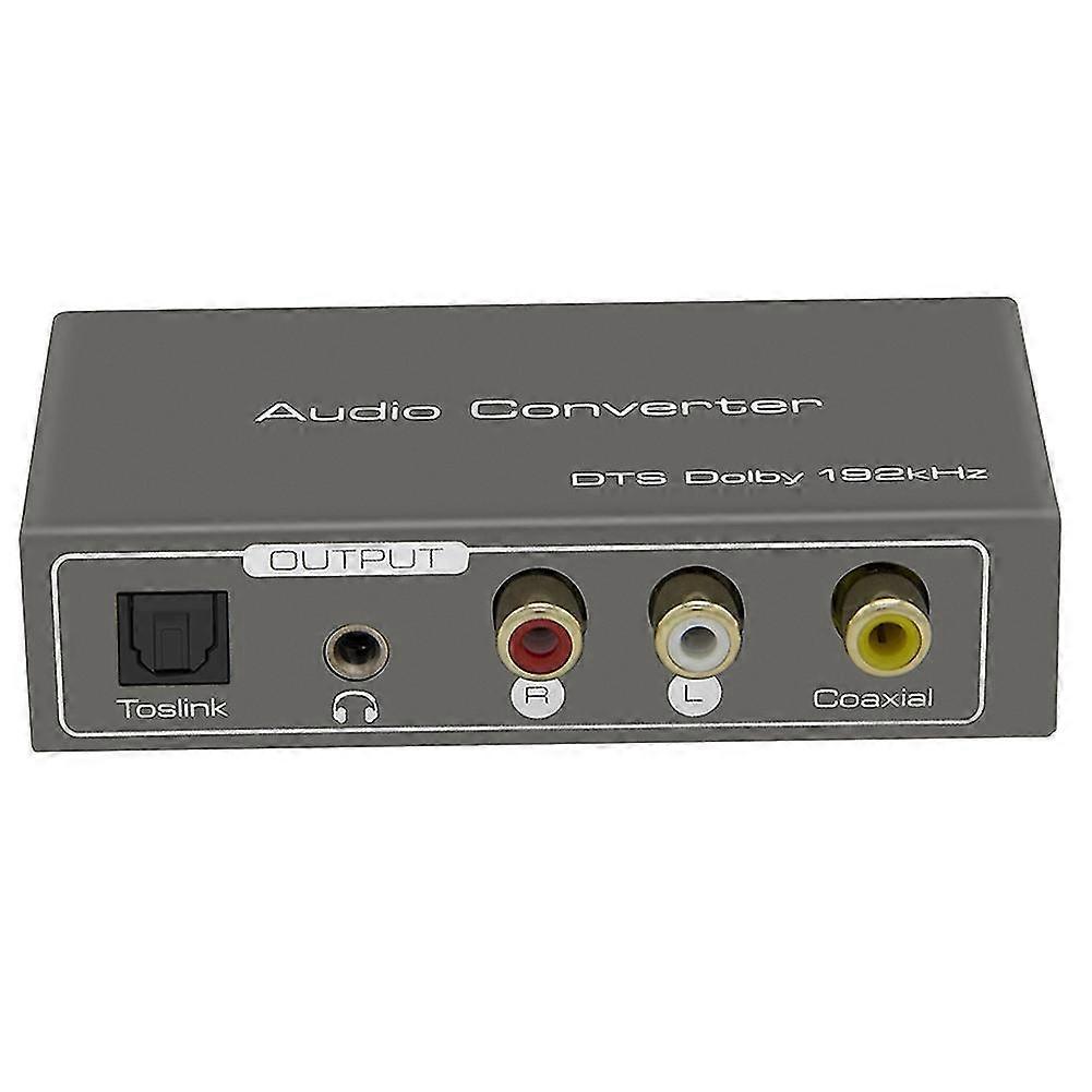 -compatible Arc Audio Converter Digital Coaxial+toslink+arc Audio To Coaxial+toslink+l/r+aux Port F