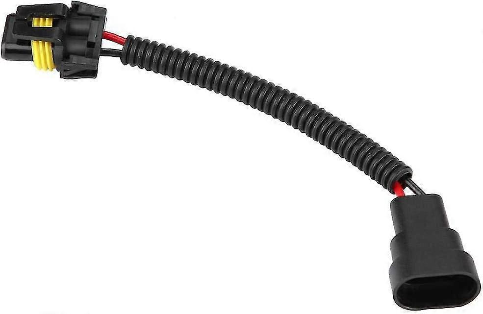 Extension Harness Socket Harness Fog Light Adapter Cable Connector Adapter (black) (1pcs)