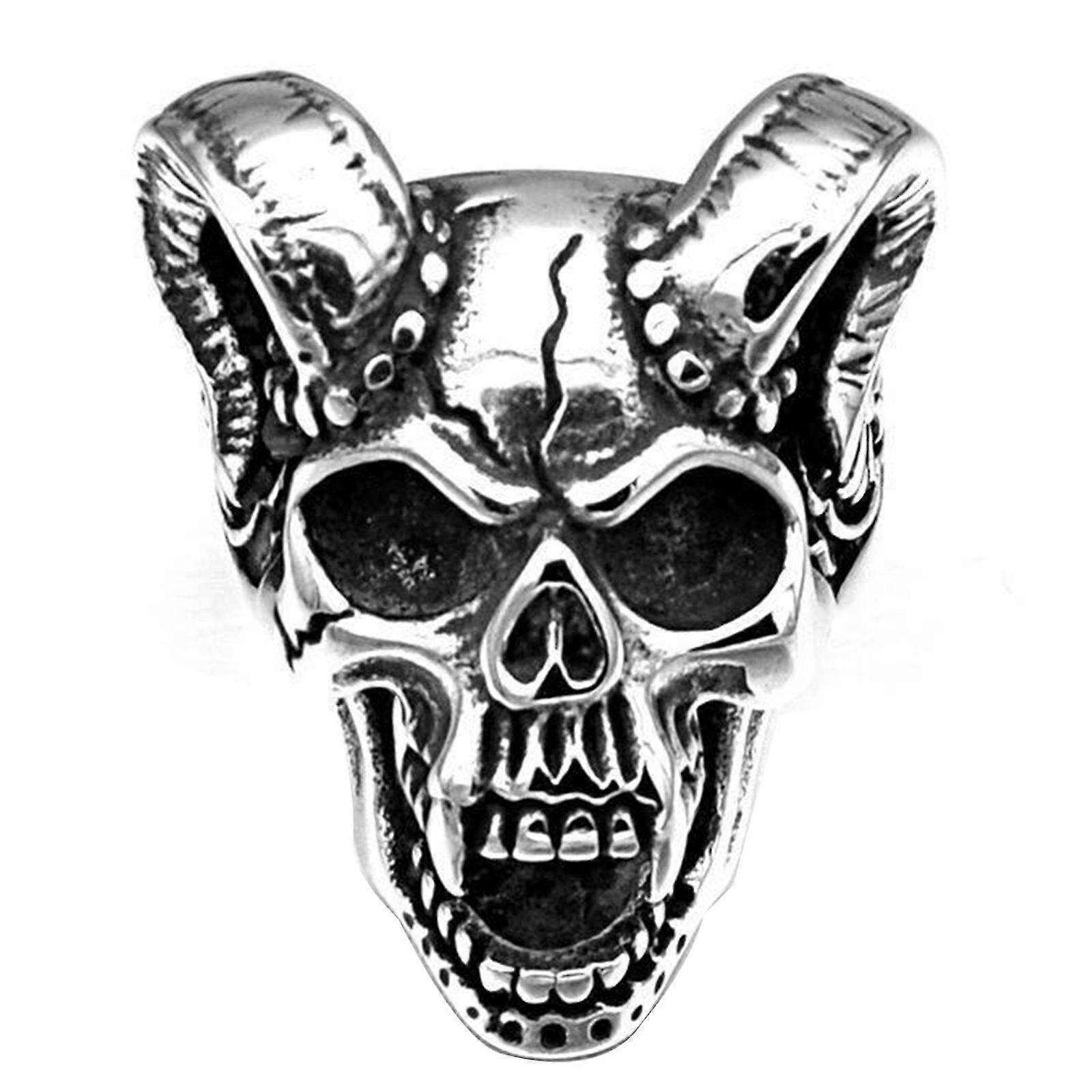 Adjustable Cool Gothic Ring Sheephead Knight Ring Adjustable Jewelry Gifts