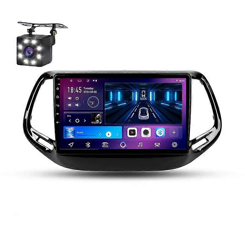 Car Radio For Jeep Compass 2 MP 2016 - 2018 Multimedia Video Player Carplay Navigation Auto