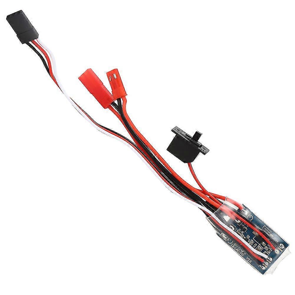 Black 30A Bidirectional Brushed ESC with Brake for RC Car Boat