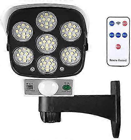 Solar Wall Light With Motion Sensor Security Camera Shape Waterproof