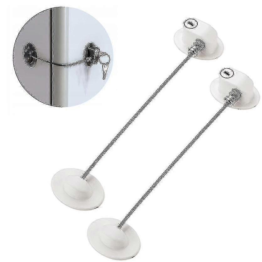 Refrigerator Lock With Keys Fridge Cabinet Child Safety Childproof