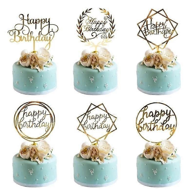 9 Pièces Décorations Gâteau Anniversaire, Gâteau Topper 9 Pièces Décorations Gâteau Anniversaire, Gâteau Topper