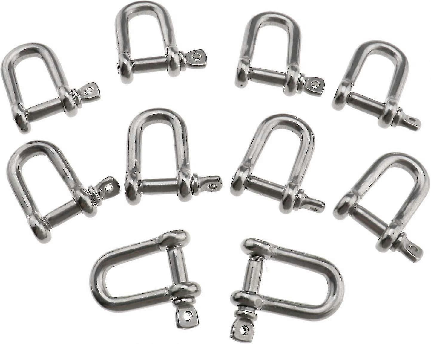 Corda da arrampicata Le U-sd D-ring Bow Se Screw Set (argento) (10pcs)