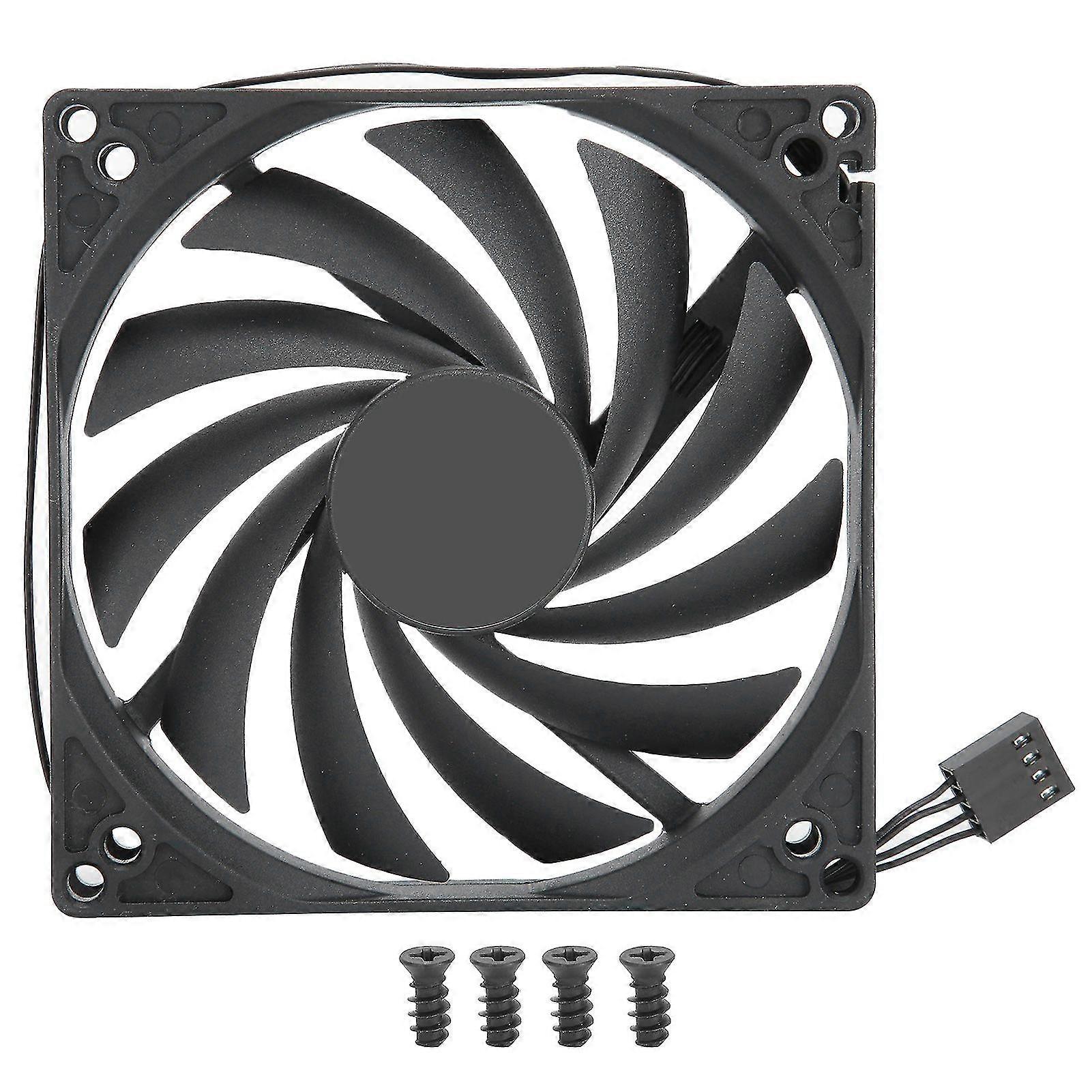 Ultra Thin 12V PWM 4Pin PC Cooler CPU Radiator Fan for Desktop Computer Cooling