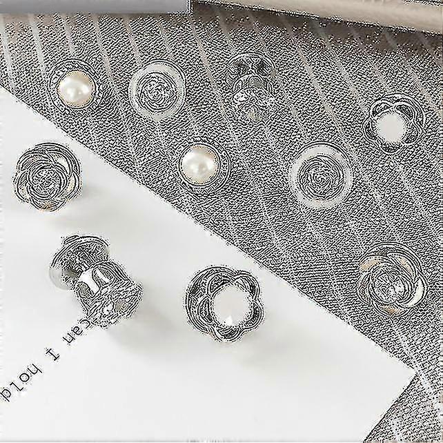 10pcs Prevent Accidental Exposure Buttons Brooch Pins Badge